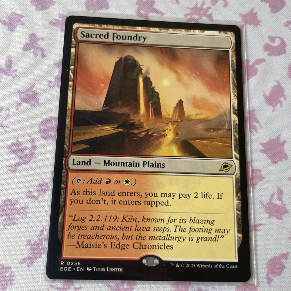 MTG Sacred Foundry EOE 0256 R NM Regular Card More In Store - Image 1 of 3