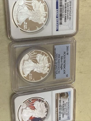 Amazing DCAM MS70 Eagles 2010/2011/2012. PF70. Wow - Image 1 of 4