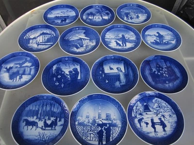 ROYAL COPENHAGEN Christmas Collector Plate. D 7". Take your pick. 1968-1989. NOS