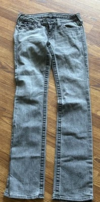 True Religion Light Gray Size 28 Billy Jeans - Image 1 of 4