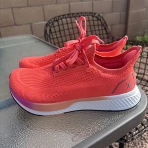 Flux Adapt Runner Naranja Blanco Mujer Talla 7 Correr Atlético Caminar Tejido Zapatos - Imagen 1 de 10