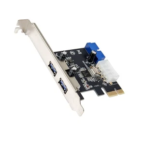 Open Box-2 Port USB 3.0 and USB 3.0 19 Pin Int. Header PCI-e 2.0 x1 Card - Picture 1 of 3