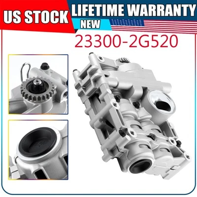 Shaft Balance Oil Pump 23300-2G520 For Hyundai Sonata 2.0L 2.4L 09-14 2010 2013 - Image 1 of 4