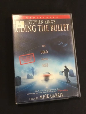 Stephen King's: Riding the Bullet (DVD, 2004)  FREE SHIPPING  Theatrical - Image 1 of 3