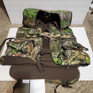 Mossy Oak Turkey Vest NWTF Obsession Camouflage Men's XL / 2XL with Seat Cushion - Picture 1 of 12