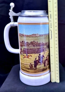 De colección Richard Borek Oktoberfest Stein Colección 1810 Carrera de Caballos Alemania - Imagen 1 de 8