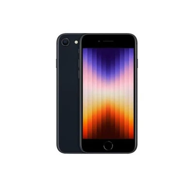 Apple iPhone SE3 64GB Midnight 5G Unlocked - New - RRP £429 - Image 1 of 3