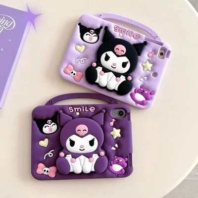 Kuromi Kids Shockproof Handle Case For Samsung Galaxy Tab A A8 A9+A11+A7 S6 Lite - Image 1 of 4