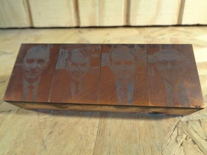 Reps. R. Miller, Milligan, Mohrfeld, Nelson - Historic Iowa Printing Press Block - Picture 1 of 5