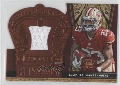 2012 Crown Royale Rookie Royalty Materials Retail LaMichael James #20 RC - Image 1 of 2