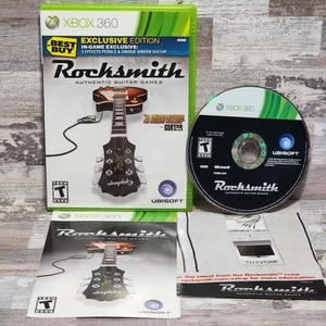 Rocksmith: Best Buy Exclusive Edition Xbox 360 Game - Complete w Manual & Poster - Picture 1 of 14