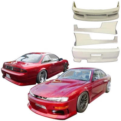 ModeloDrive FRP MSPO Body Kit 4pc (S14) for 240SX Nissan 97-98 modelodrivepart_ Foto 1 de 2