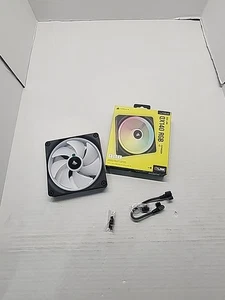 Wentylator obudowy CORSAIR iCUE LINK QX140 RGB 140mm - czarny (1-pak) - Zdjęcie 1 z 7