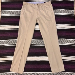 Polo Ralph Lauren The Polo Chino Pony Logo Size 34x34 Beige Golf Slacks - Imagen 1 de 9