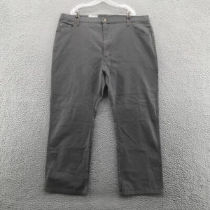 NWT Dickies Duck Carpenter Jeans Size 44x32 Gray Relaxed Fit Canvas Work Pants - Picture 1 of 16