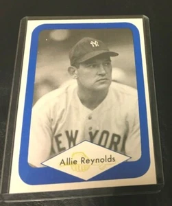 ALLIE REYNOLDS BASEBALL GREAT PLAINS GREATS ODDBALL CARD #5  Yankees - Picture 1 of 2