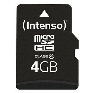 Intenso 3403450 memory card 4 GB MicroSDHC Class 4 - Picture 1 of 4