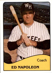 1979 West Haven Yankees TCMA #2 Ed Napoleon Bradenton Florida FL Baseball Card