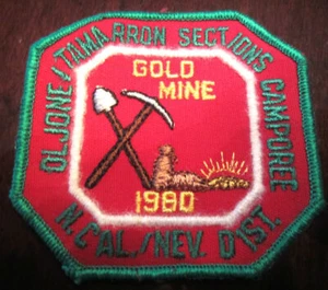 Royal Rangers Rr Uniform Patch Gold Mine 1980 Camporee Ol Jone Tamarron Sections - Picture 1 of 1