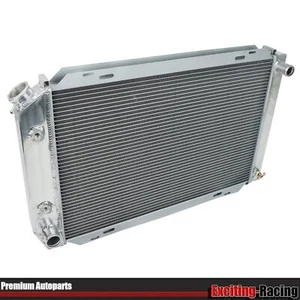 PARA FORD MUSTANG GT/LX 1979-1993 l4/V8 3 filas completo aluminio radiador de carreras at/mt - Imagen 1 de 9