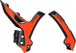 Protectores de cuadro Acerbis X-Grip-KTM-XC-XC-W 125/250/300-23-25-Negro/Naranja - Imagen 1 de 1
