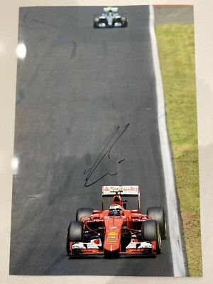 Kimi Raikkonen signed Ferrari F1 A4 photo - Image 1 of 2