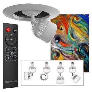 Method Lights Screw-in LED Picture Light, Ultra Bright, Remote Controlled, Pr... - Picture 1 of 9