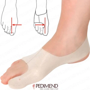 Pedimend™ 2X Ultra-Thin Elastic Hallux Valgus Corrector Flexible Bunion Sleeves - Picture 1 of 8