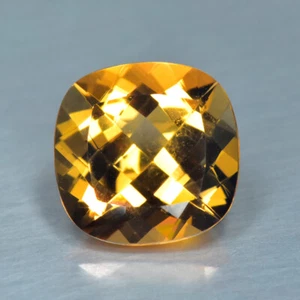3.58Ct Cushion, Eye-catching Transparent Natural Helidor Golden Yellow Beryl - Picture 1 of 1