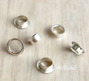 50 Stck. 3,7 mm Loch Perlen Öse Sterlingsilber G04s - Bild 1 von 3