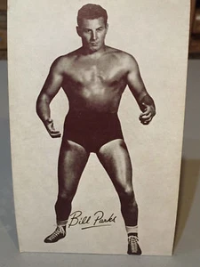 Wrestling Vintage Exhibit Arcade Trading Card Bill Parks(Size:3 1/3" X 5 1/3 ") - Picture 1 of 1