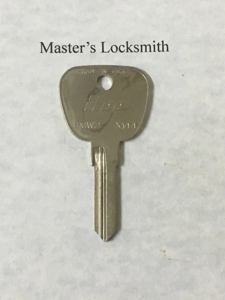 1985-1987 BMW 5 Series 524TD Automotive New Key Blanks Blank Keys X144 - Image 1 of 2