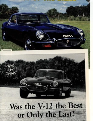 1974 年 JAGUAR XKE V-12 8 件装彩色驱动报告文章 — 第 1/4 张图片