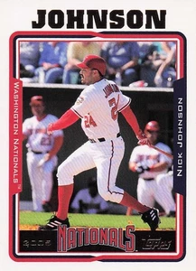 2005 Topps Nick Johnson #477 Common NM Baseball Card 2005 Topps Baseball - Bild 1 von 2