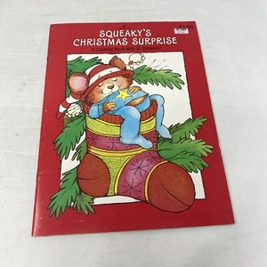 Vintage 1984 Squeaky’s Christmas Surprise Coloring Book Stickers Hallmark USA - Bild 1 von 7