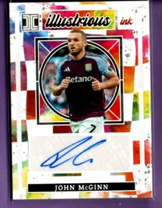2024-25 PANINI IMPECCABLE PREMIER LEAGUE JOHN McGINN ILLUSTRIOUS INK AUTO /49 - Picture 1 of 2