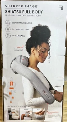 Massageador de corpo inteiro Sharper Image multifuncional shiatsu - Imagem 1 de 4