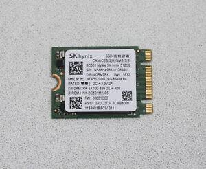 HFM512GDGTNG-83A0A Dell SSD 512GB M.2 2230 Msata I7586-7205Blk"GRADE A"