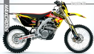 SUZUKI RM-Z 450 RMZ 450 2008-2017 RMX-Z 450 2010-2020 MAXCROSS GRAPHICS KIT RM2 - Picture 1 of 3