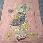 Vintage Quilt From The Early 80’s Bonnet Girl With Bird