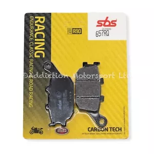 Yamaha YZF-R1 2007-2014 Carbon Tech Compound Rear Brake Pads - 657RQ - Picture 1 of 2