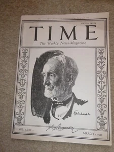Vintage 1938 Time Magazine Reprint of First Issue - Picture 1 of 2