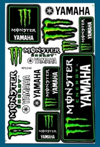 Yamaha Stickers Helmet Decal For Motorcycle Car ATV Bike Motor Sport Racing Y05 - Picture 1 of 4