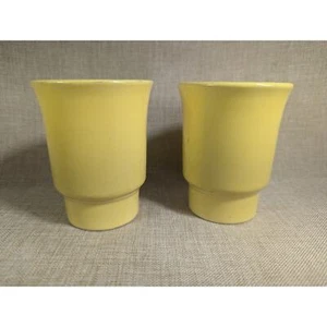 (2) Franziskaner Keramik gelb Becher BEIDE enthalten - Bild 1 von 7