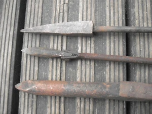 3 VINTAGE COPPER SOLDERING IRONS - Imagen 1 de 6