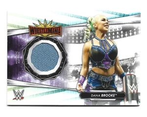2021 Topps WWE WrestleMania 35 Event-Used Mat Relics #MR-DB Dana Brooke NXT AEW - Picture 1 of 2