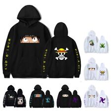 Anime One Piece Luffy Pullover Hoodie Sweater Casual For Men Women Teens