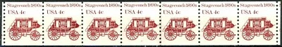 Stagecoach Original Issue MNH Coil PNC7 Plate 3 Scott's 1898A - Image 1 of 2