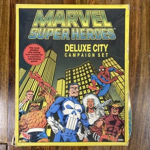TSR Marvel Superheroes Deluxe City Campaign Set - Role Playing 6890 Worn Box - Imagen 1 de 7