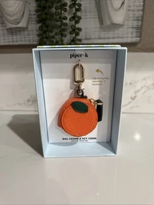 Llavero Piper K Naranja Bolsa Monedas Dije - Imagen 1 de 5